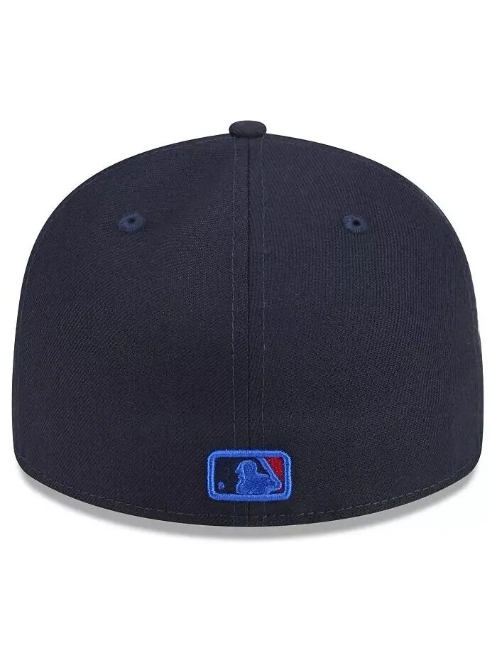 Мужская темно-синяя приталенная шляпа Toronto Blue Jays 2024 City Connect 59FIFTY New Era — изображение 2 из 4, темно-синий