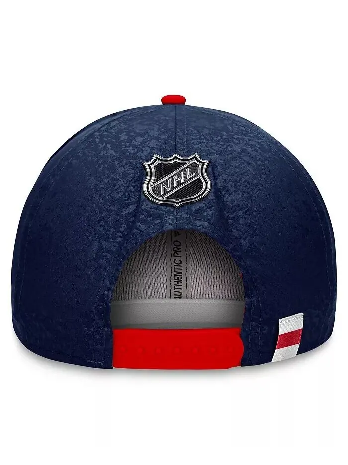 Мужская темно-синяя, красная бейсболка New York Rangers Authentic Pro Rink двухцветная Snapback — изображение 4 из 4