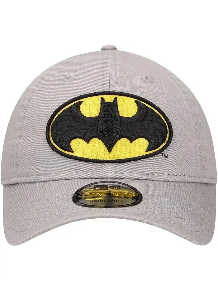Мужская серая кепка Batman 9Twenty Adjustable New Era — изображение 2 из 4