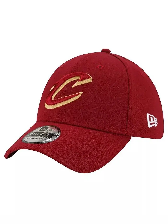 Мужская винная кепка Cleveland Cavaliers Logo 39THIRTY Flex New Era