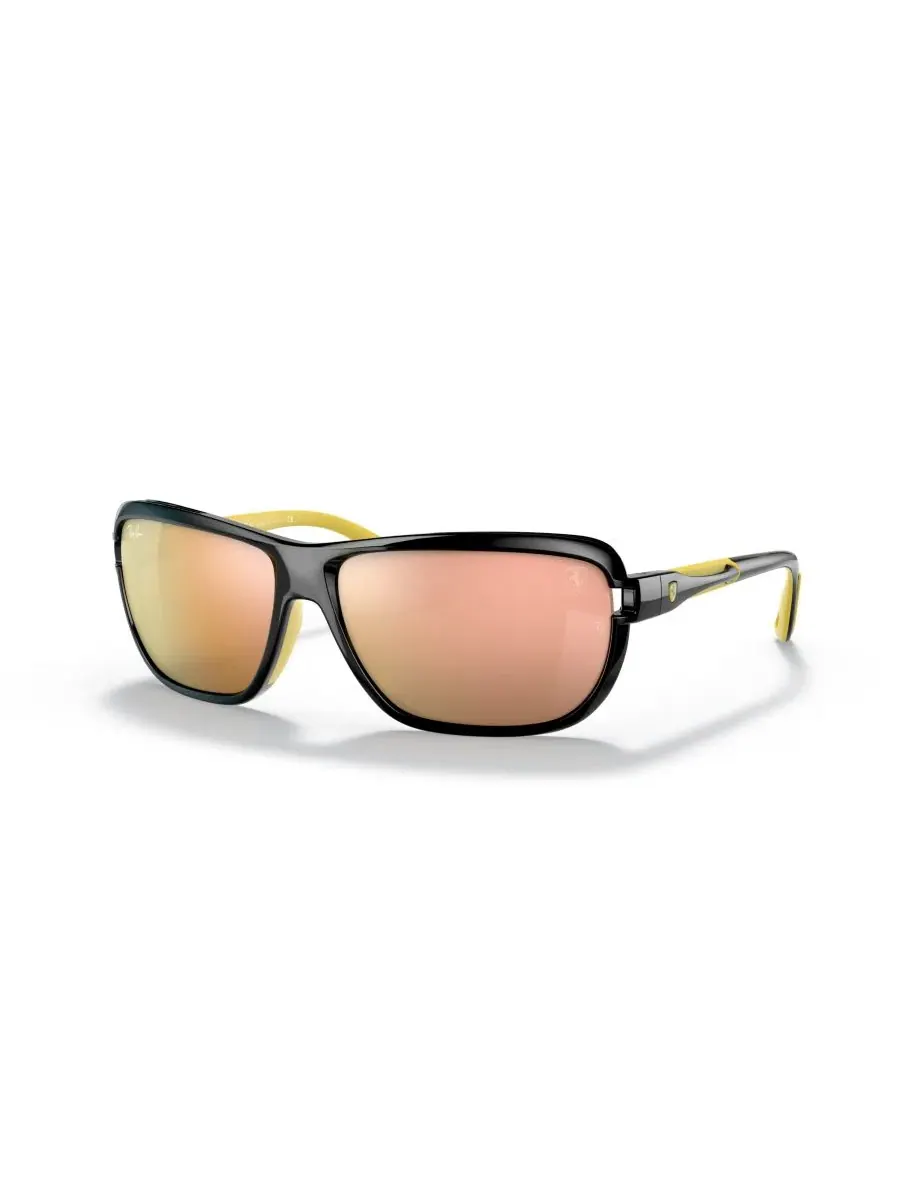 Солнцезащитные очки-прямоугольник из нейлона, модель RB4365M Scuderia Ferrari Collection Ray-Ban