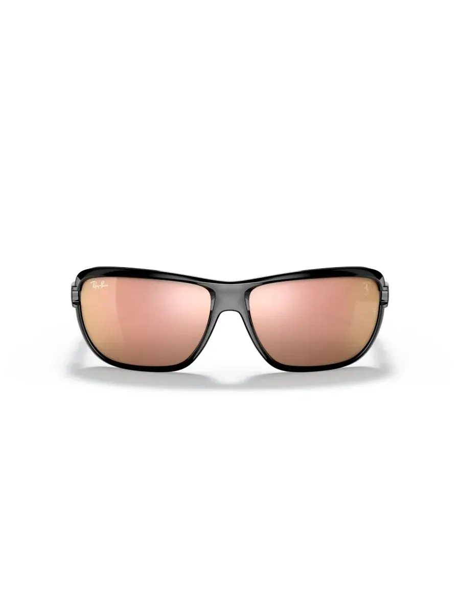 Солнцезащитные очки-прямоугольник из нейлона, модель RB4365M Scuderia Ferrari Collection Ray-Ban — изображение 2 из 6, черный