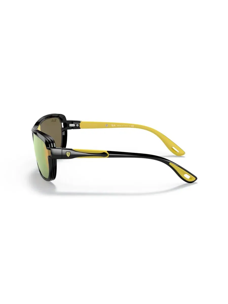 Солнцезащитные очки-прямоугольник из нейлона, модель RB4365M Scuderia Ferrari Collection Ray-Ban — изображение 3 из 6, черный