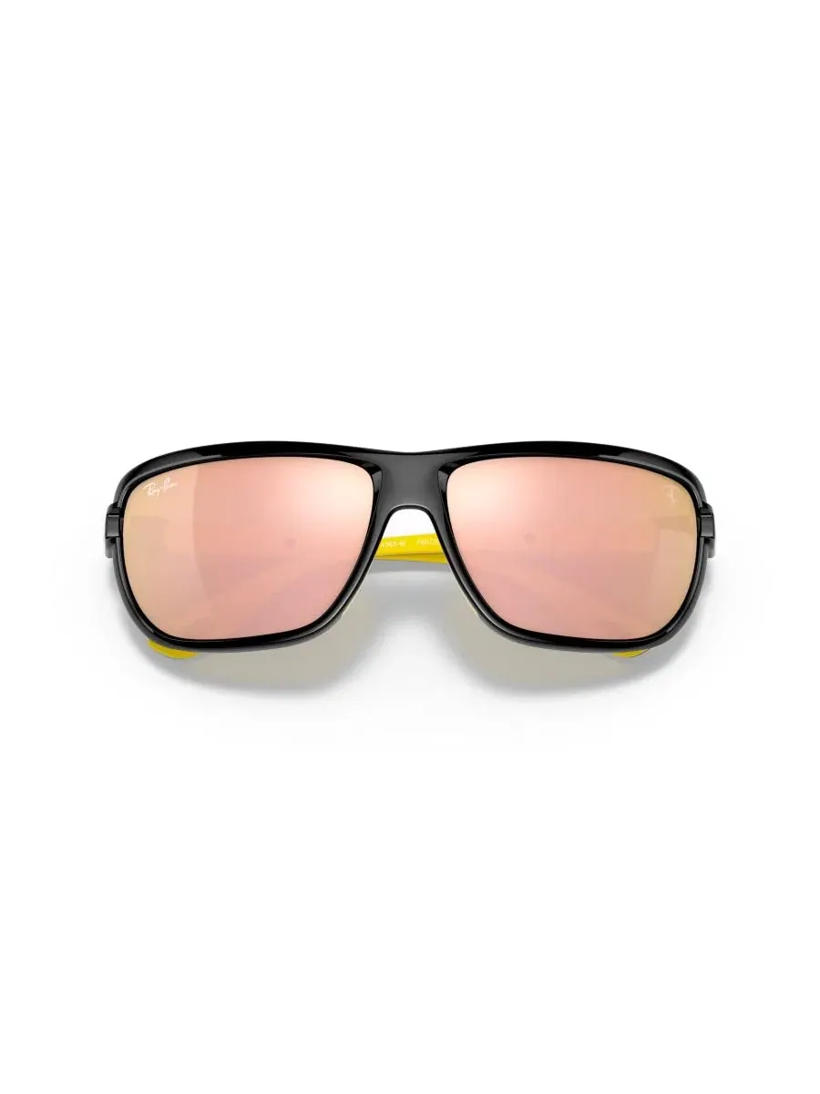 Солнцезащитные очки-прямоугольник из нейлона, модель RB4365M Scuderia Ferrari Collection Ray-Ban — изображение 5 из 6, черный
