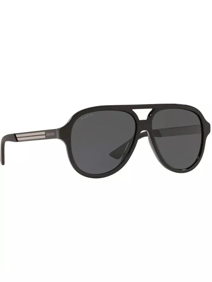 Мужские солнцезащитные очки, GG0688S Gucci — изображение 3 из 6, черный/серый