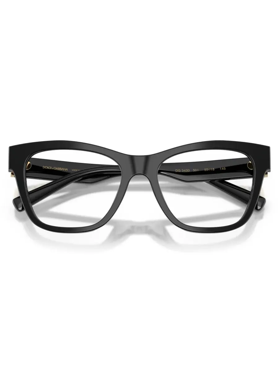 Женские квадратные очки Dolce Gabbana, DG3430 Dolce&Gabbana — изображение 4 из 5, черный