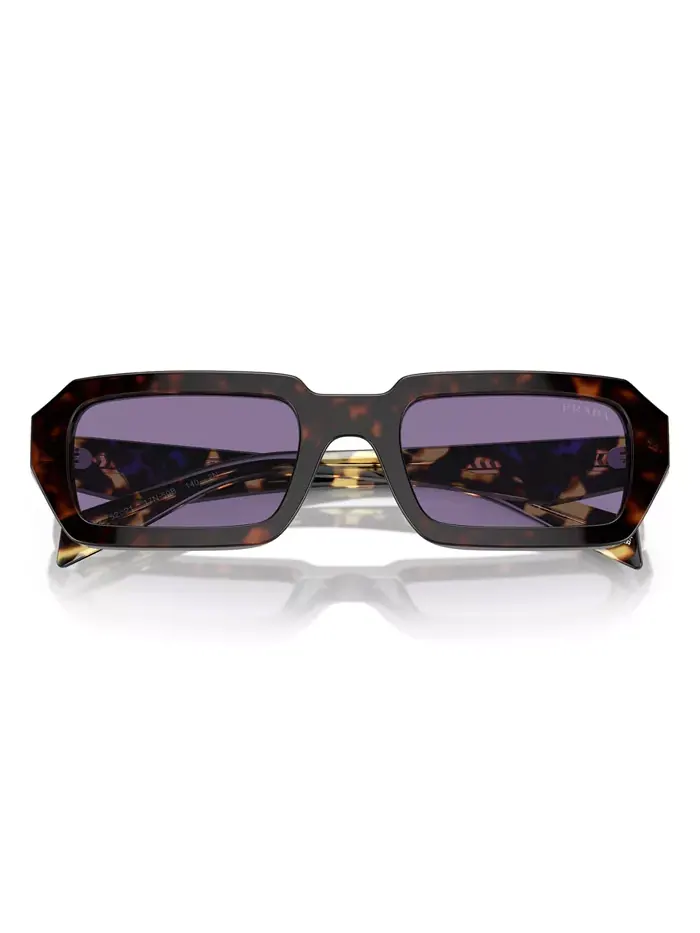 Женские солнцезащитные очки Symbole Geometric, модель PR A12S PRADA — изображение 2 из 6, коричневый