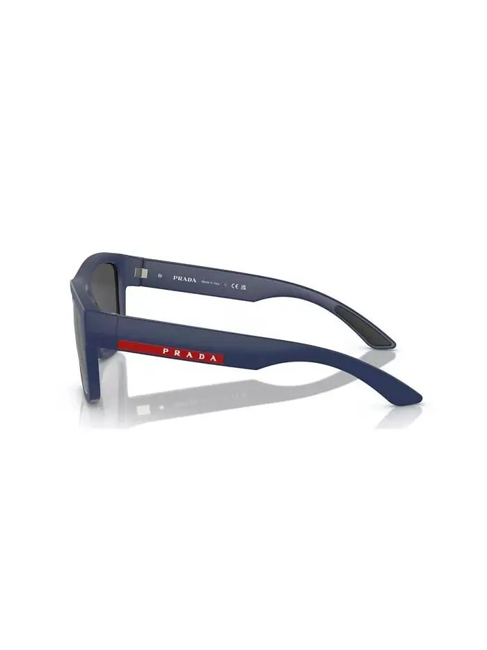 Мужские солнцезащитные очки PS 01ZS PRADA LINEA ROSSA — изображение 3 из 6, синий