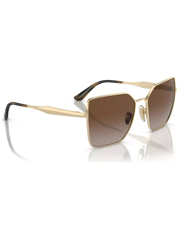 Женские поляризационные солнцезащитные очки, градиент Polar VO4284S Vogue Eyewear — изображение 6 из 7, бледный золотистый