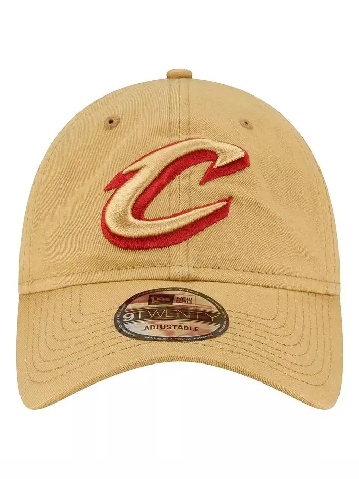 Мужская бежевая кепка Cleveland Cavaliers Team 2.0 9TWENTY Adjustable New Era — изображение 2 из 4