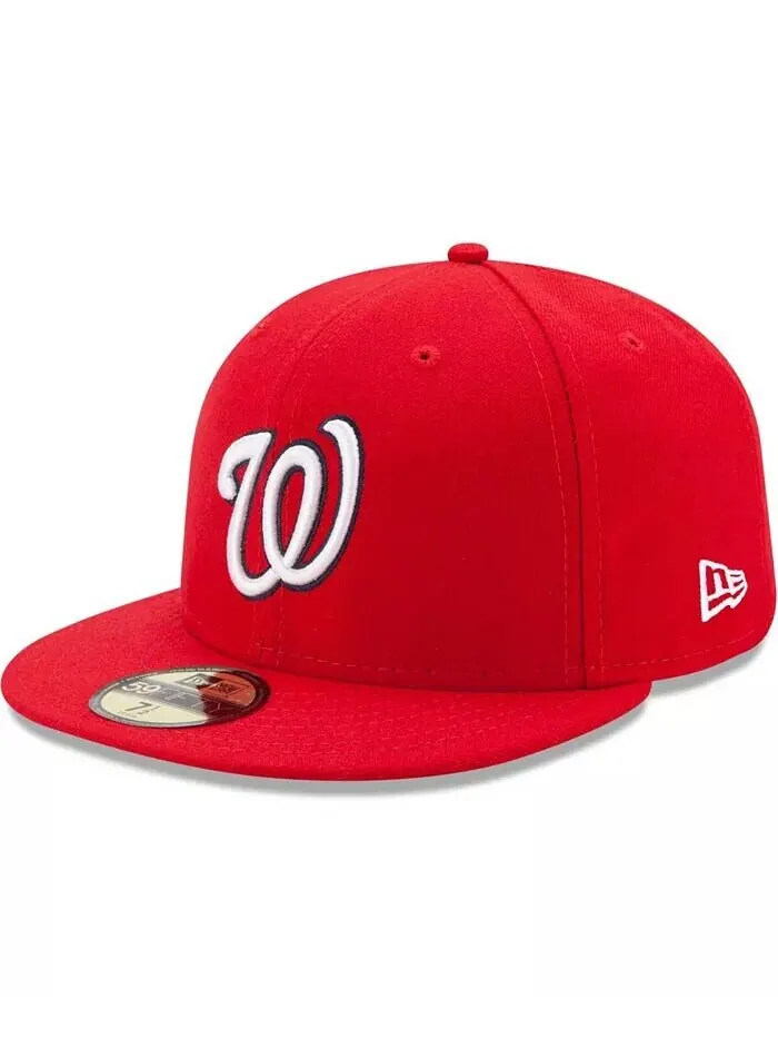 Мужская бейсболка Washington Nationals Game Authentic Collection On-Field 59FIFTY Fitted New Era