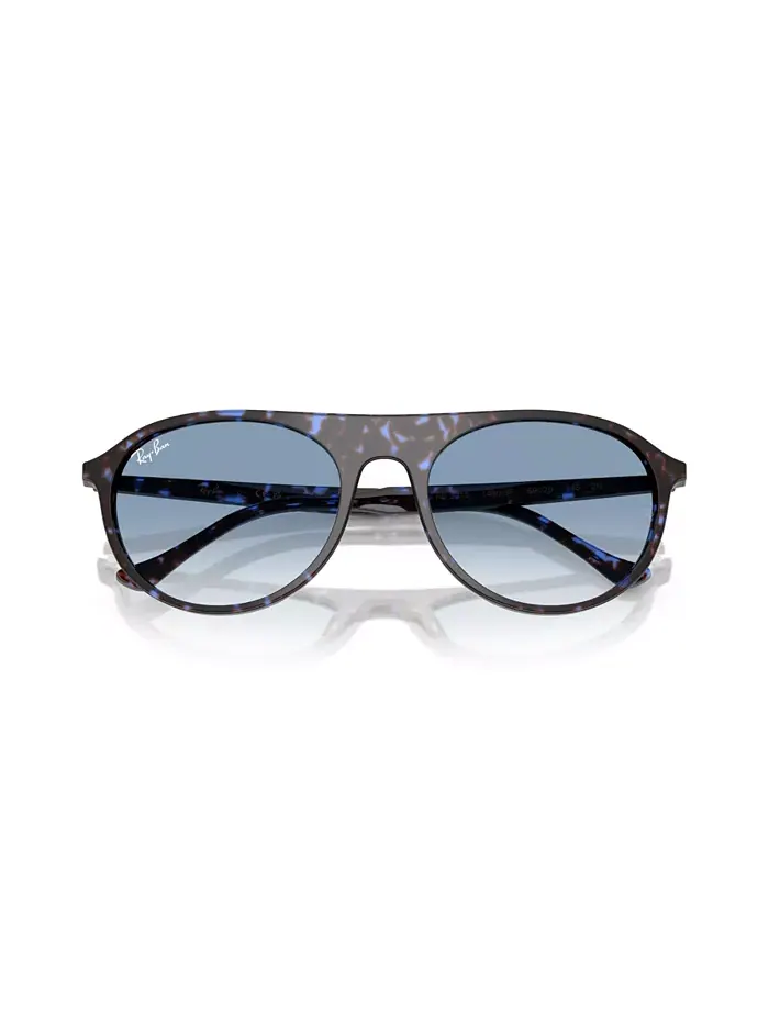 Унисекс большие солнцезащитные очки, RB2215 Ray-Ban — изображение 2 из 6, синий