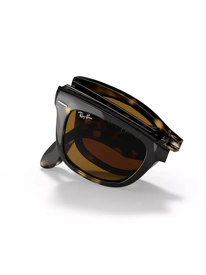 Солнцезащитные очки, RB4105 FOLDING WAYFARER Ray-Ban — изображение 7 из 8, коричневый