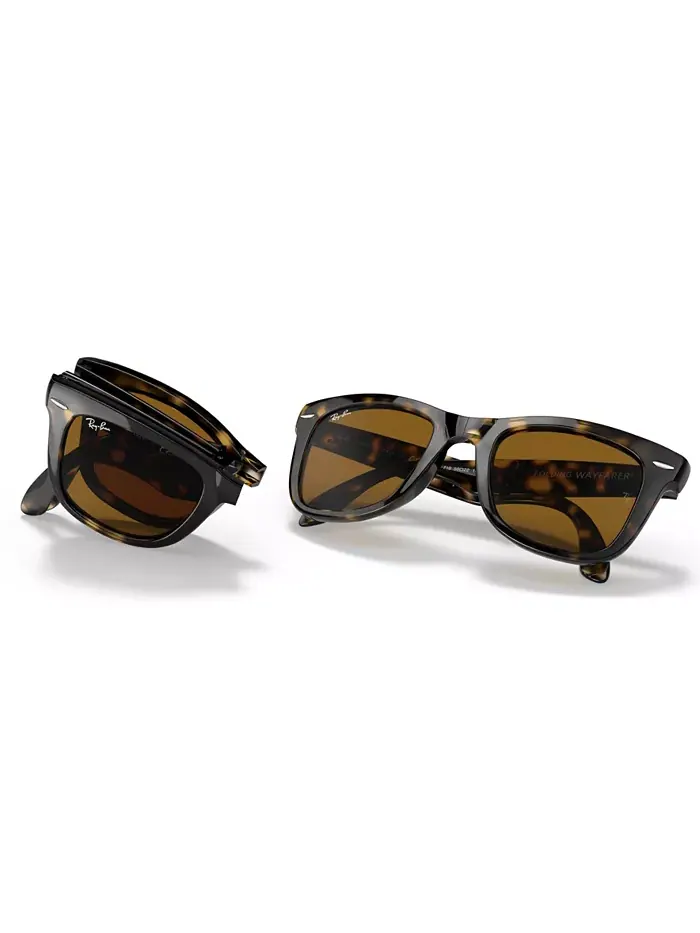 Солнцезащитные очки, RB4105 FOLDING WAYFARER Ray-Ban — изображение 8 из 8, коричневый