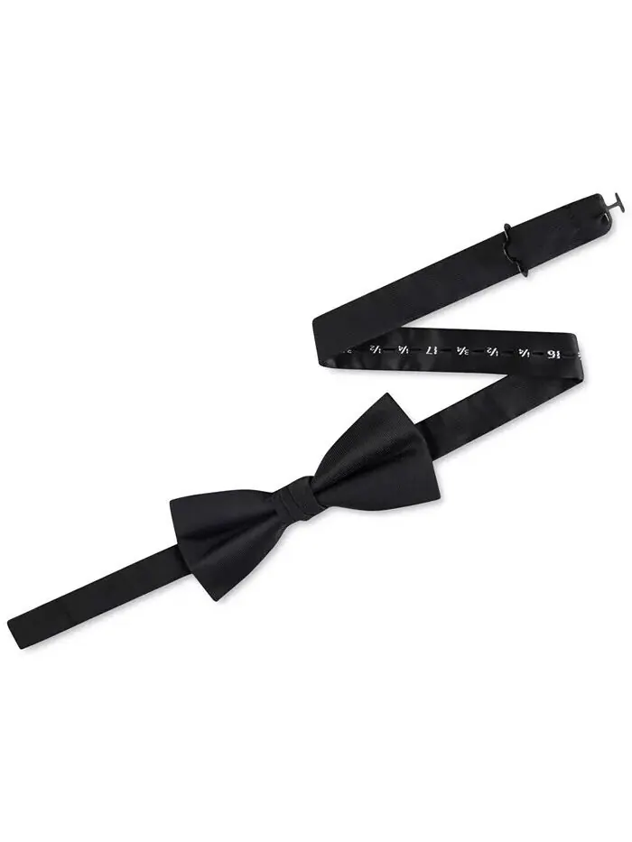 Мужской галстук-бабочка Unison Solid Pre-Tied Calvin Klein — изображение 3 из 4, черный
