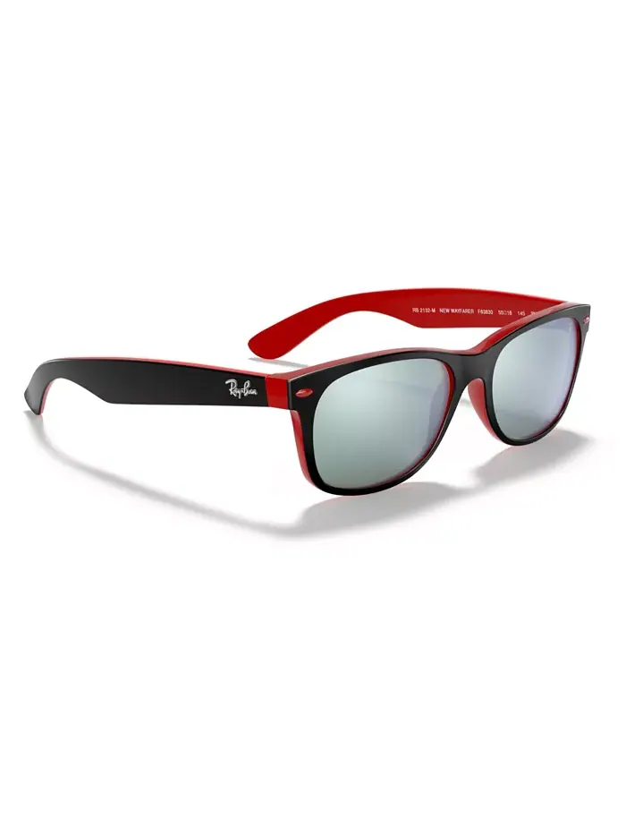 Унисекс солнцезащитные очки, RB2132M Scuderia Ferrari Collection 55 Ray-Ban — изображение 4 из 5, серебристый