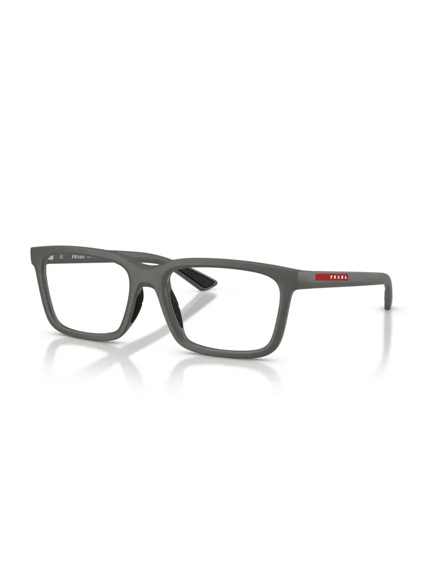 Мужские квадратные очки, PS 02SV PRADA LINEA ROSSA — изображение 6 из 6, серый