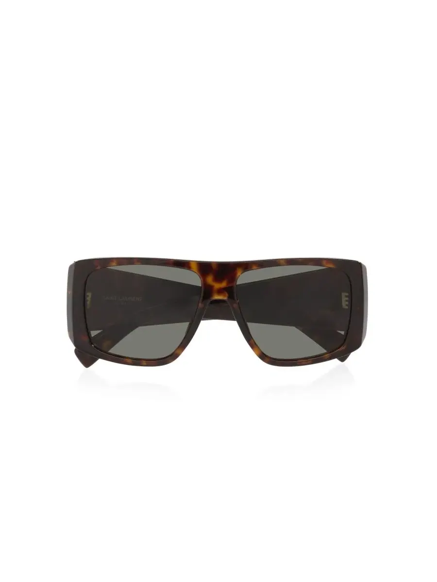 Женские прямоугольные солнцезащитные очки, SL832 YS000889 Saint Laurent — изображение 2 из 6, коричневый