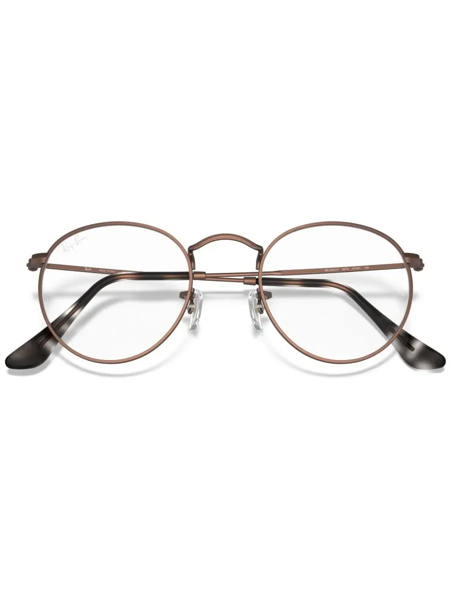 Круглые очки унисекс RX3447V Ray-Ban — изображение 8 из 13, коричневый