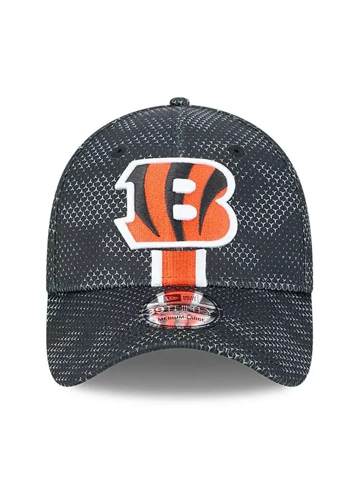 Мужская черная кепка Cincinnati Bengals 2024 Sideline 39THIRTY Flex Hat New Era — изображение 4 из 4, черный