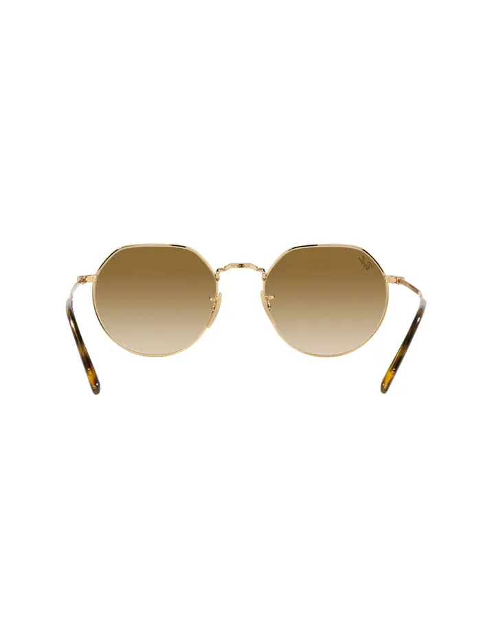Унисекс солнцезащитные очки Jack, RB3565 Ray-Ban — изображение 2 из 5, золотистый