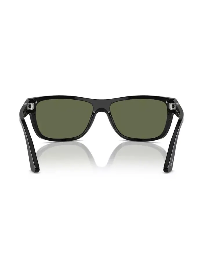 Поляризованные солнцезащитные очки унисекс, Po3342S Persol — изображение 5 из 6, черный