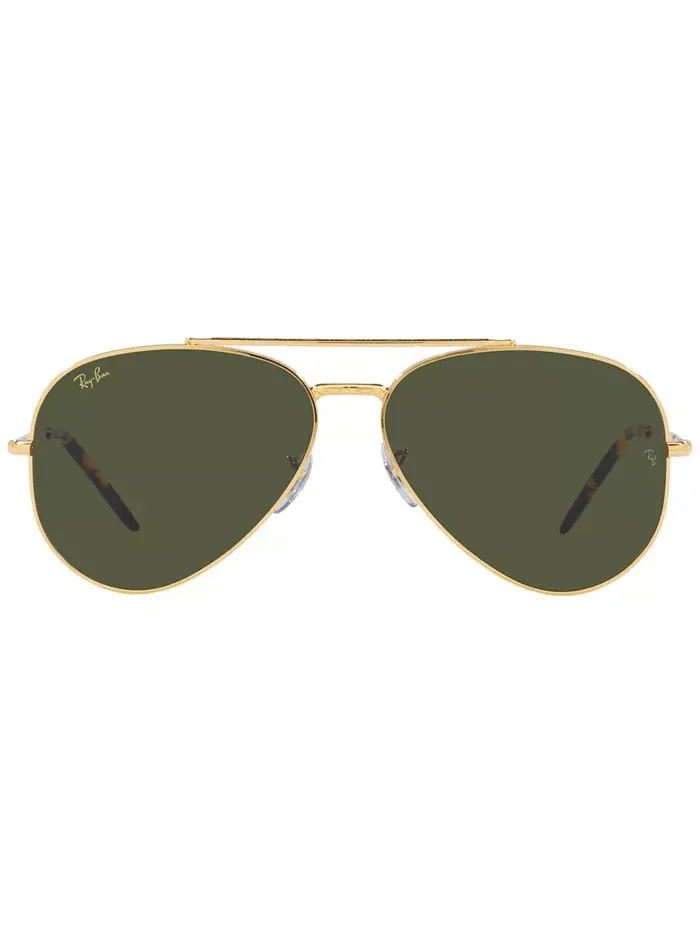 Унисекс новые авиаторские солнцезащитные очки, RB3625 Ray-Ban — изображение 3 из 6, золотистый