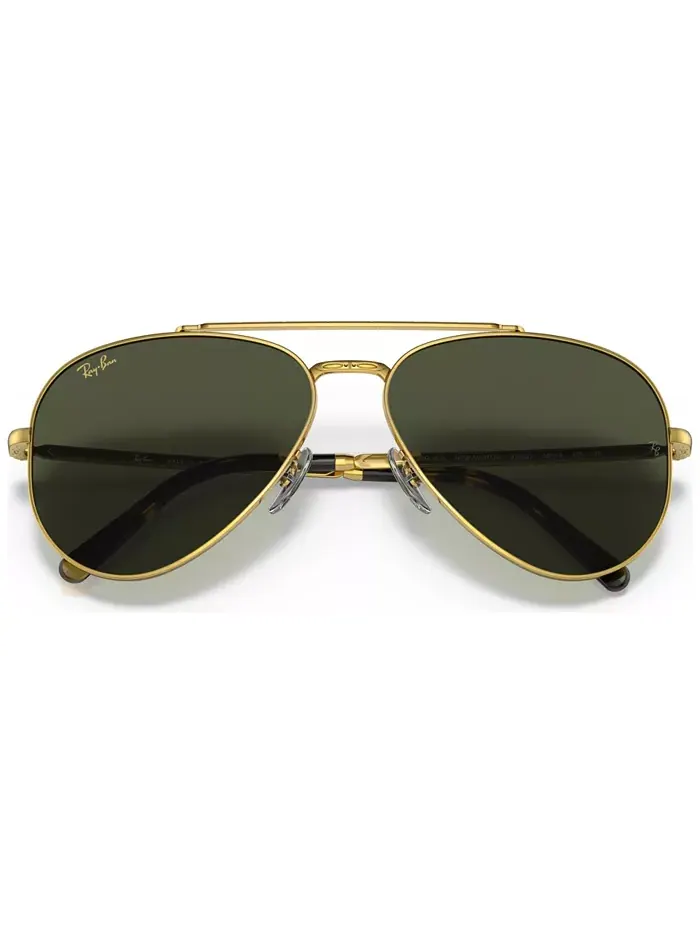 Унисекс новые авиаторские солнцезащитные очки, RB3625 Ray-Ban — изображение 4 из 6, золотистый