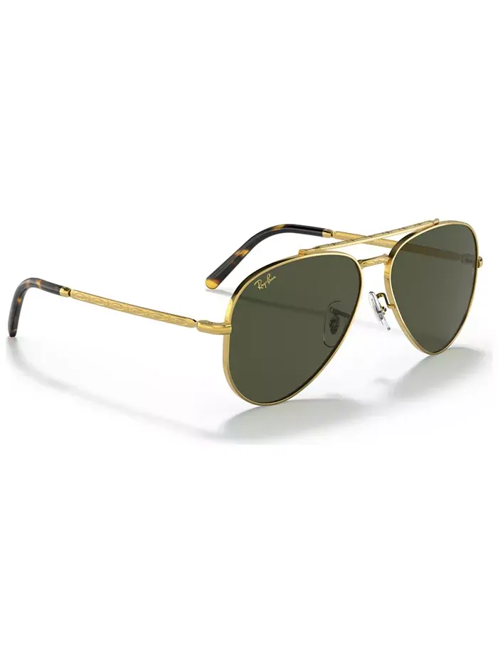 Унисекс новые авиаторские солнцезащитные очки, RB3625 Ray-Ban — изображение 5 из 6, золотистый