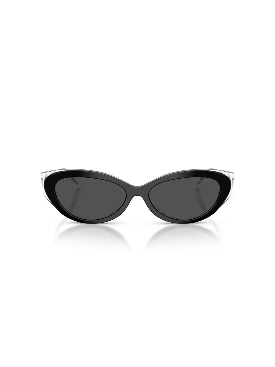 Солнцезащитные очки-кошачий глаз Jimmy Choo JC5065U — изображение 2 из 6, черный