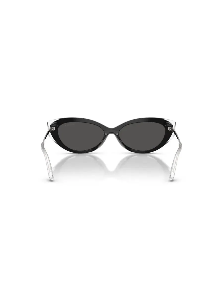 Солнцезащитные очки-кошачий глаз Jimmy Choo JC5065U — изображение 4 из 6, черный