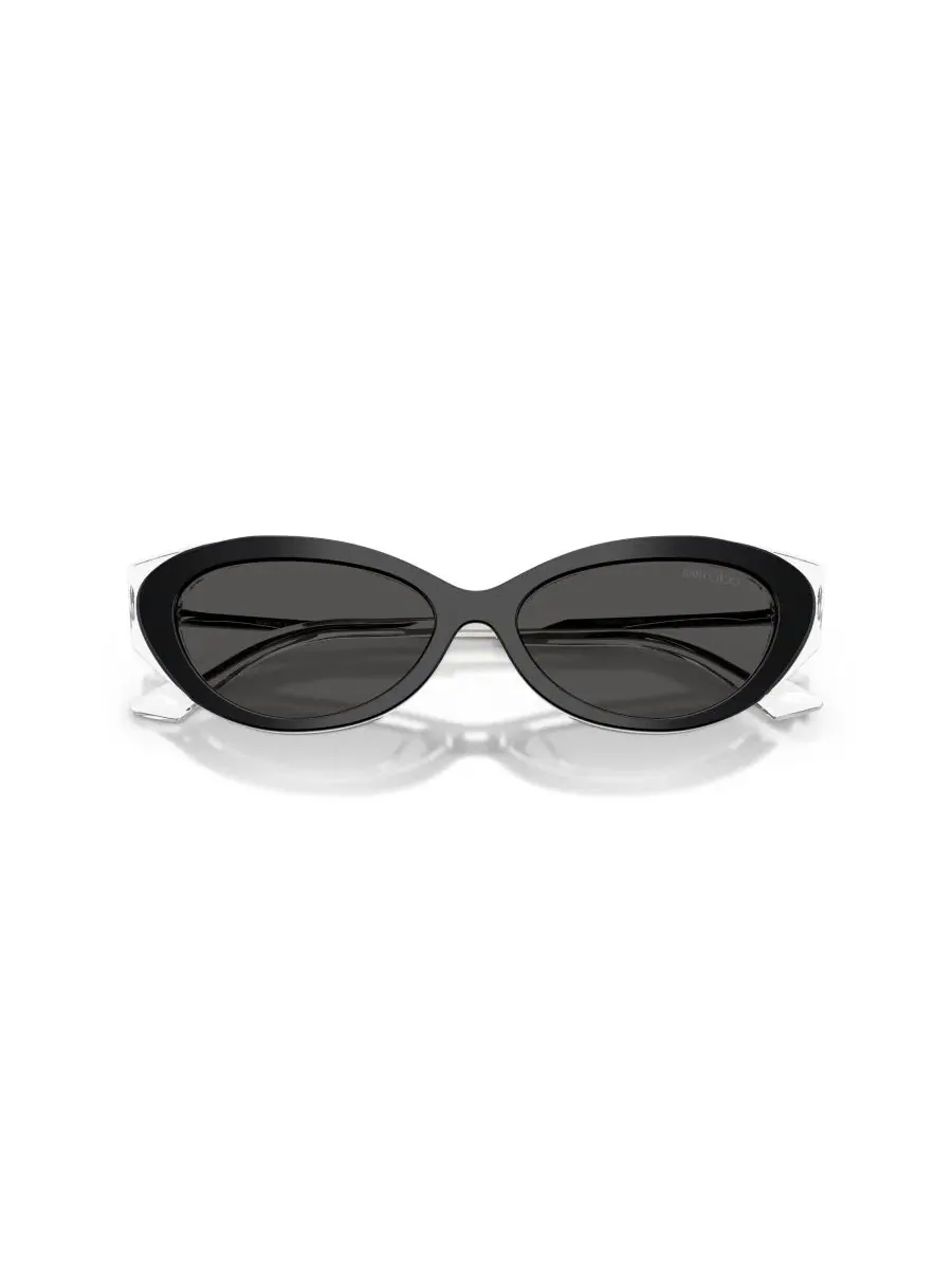 Солнцезащитные очки-кошачий глаз Jimmy Choo JC5065U — изображение 5 из 6, черный