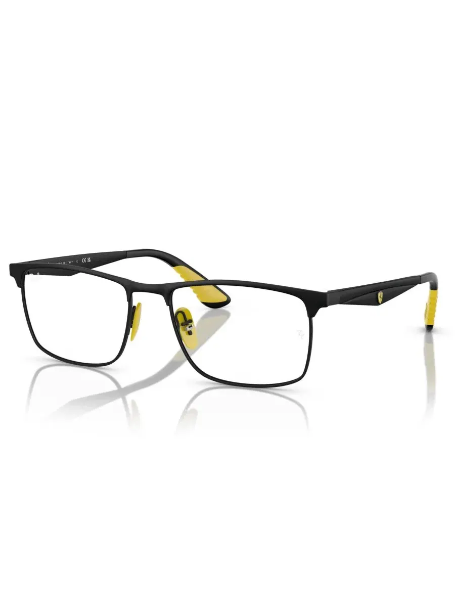 Очки для лица прямоугольной формы, металлические Ray-Ban RB6516M