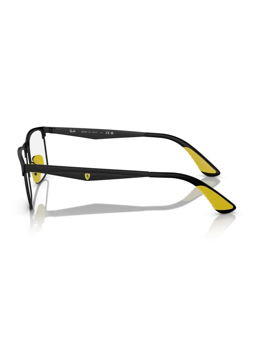 Очки для лица прямоугольной формы, металлические Ray-Ban RB6516M — изображение 3 из 5, черный