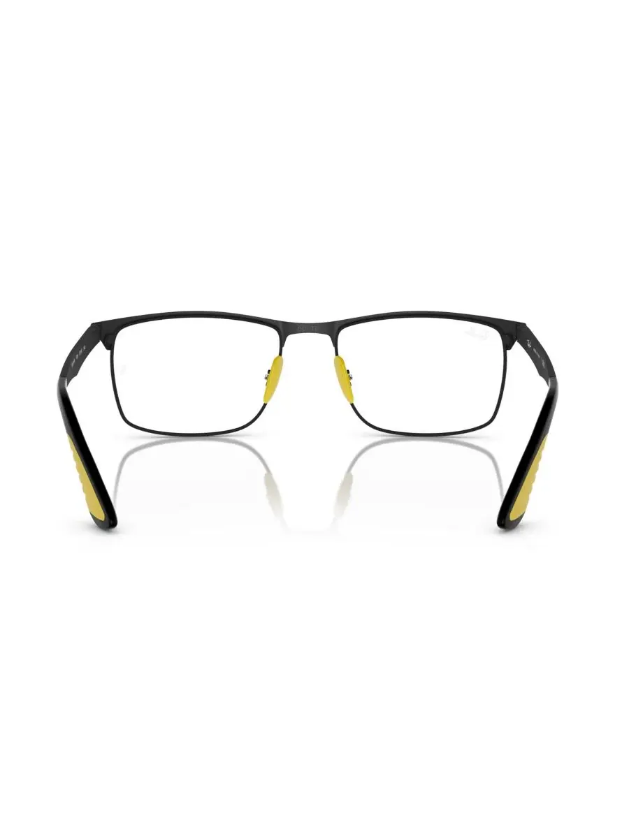 Очки для лица прямоугольной формы, металлические Ray-Ban RB6516M — изображение 5 из 5, черный
