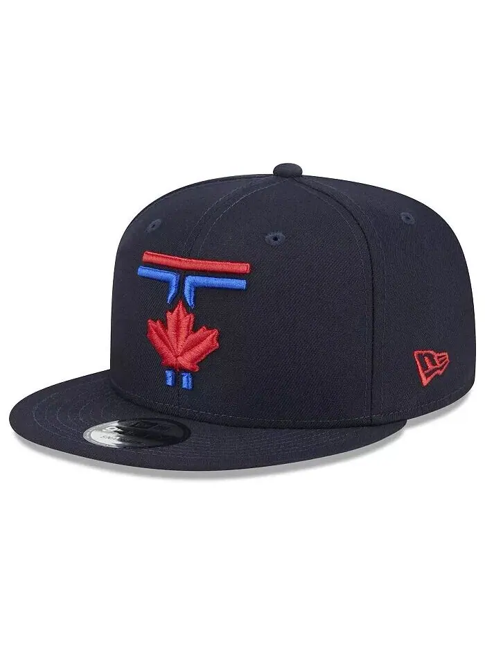Мужская темно-синяя кепка Snapback Toronto Blue Jays 2024 City Connect 9FIFTY New Era — изображение 1 из 4, темно-синий