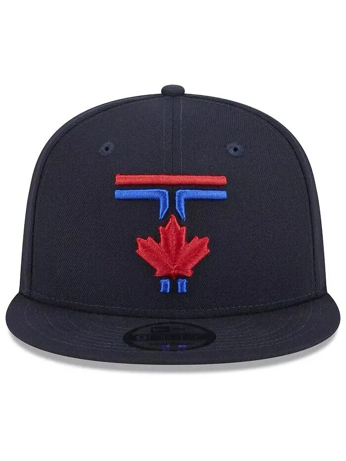 Мужская темно-синяя кепка Snapback Toronto Blue Jays 2024 City Connect 9FIFTY New Era — изображение 4 из 4, темно-синий
