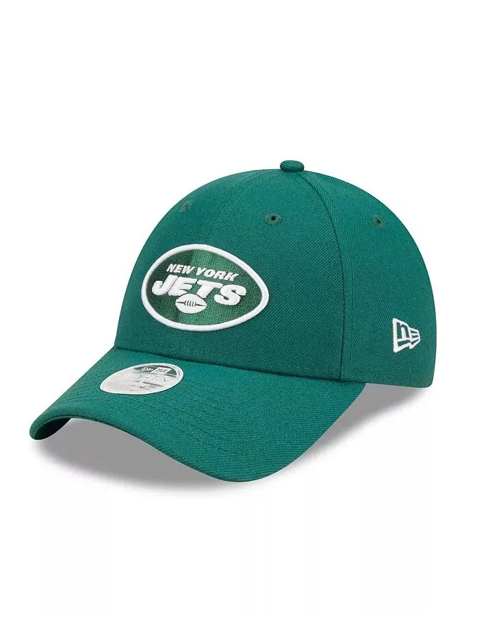 Женская зеленая шапка New York Jets Simple 9FORTY Adjustable New Era