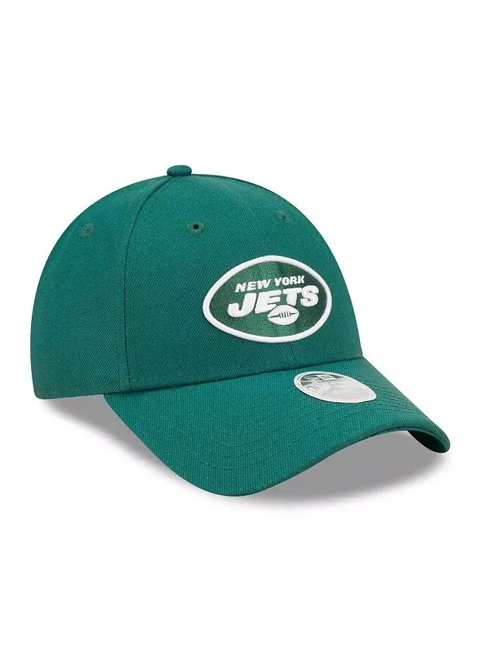 Женская зеленая шапка New York Jets Simple 9FORTY Adjustable New Era — изображение 3 из 5