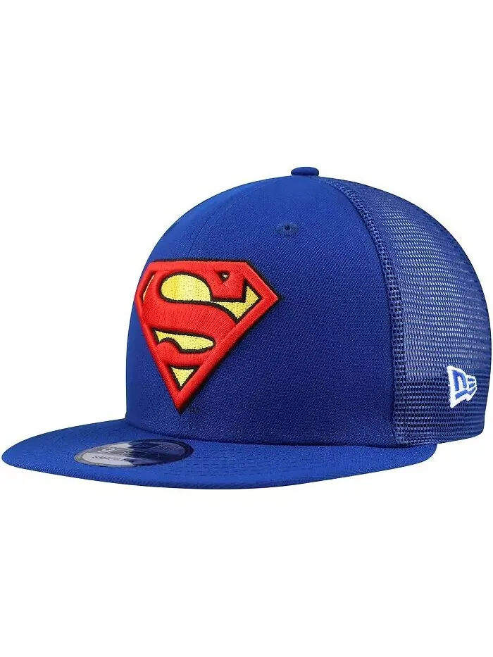 Мужская синяя бейсболка Superman 9FIFTY Snapback Trucker New Era
