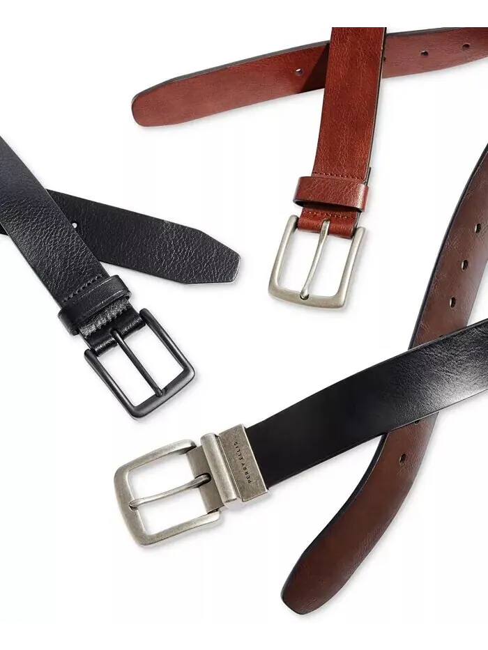 Мужской ремень Perry Ellis Portfolio — изображение 1 из 1, коричневый