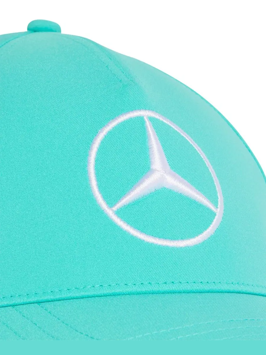 Мужская кепка Mercedes-AMG Petronas из полиэстера adidas, Semi Mint Rush — изображение 3 из 3