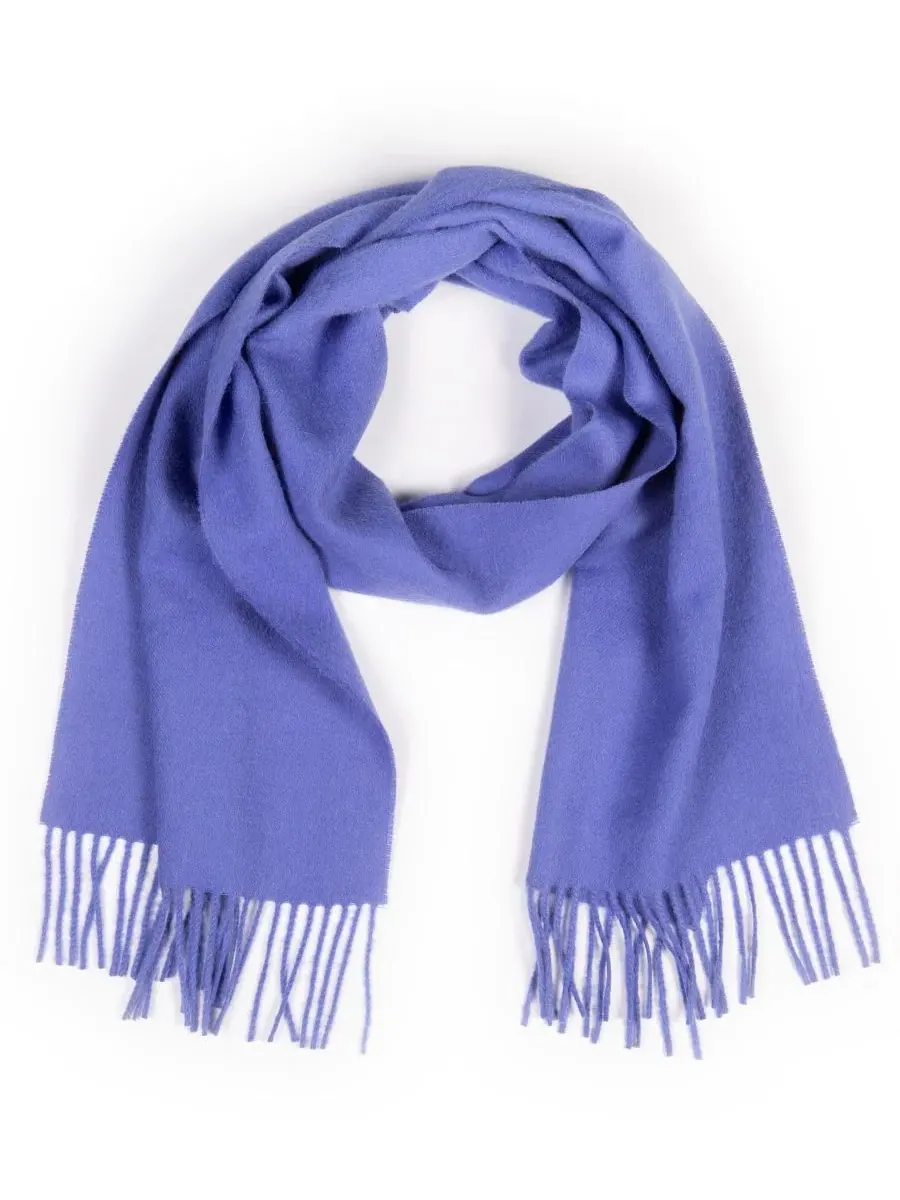 Шарф из альпаки с бахромой Solid Alpaca Scarf Simply Natural — изображение 1 из 3, серый