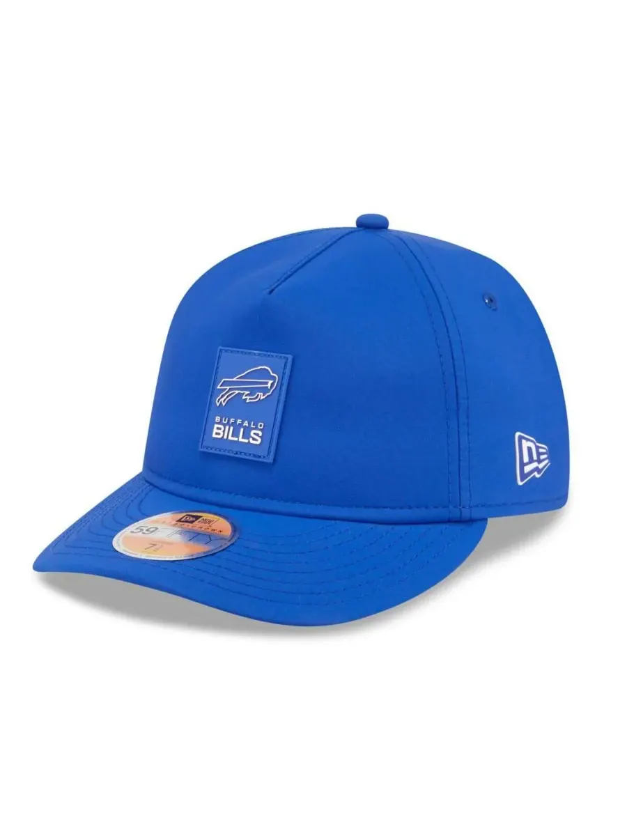 Мужская бейсболка Royal Buffalo Bills 2025 Sideline Retro Crown 59FIFTY Fitted Hat New Era