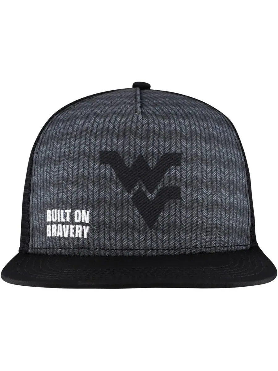 Legacy Athletic Мужская бейсболка West Virginia Mountaineers Built on Bravery Shadow Snapback — изображение 3 из 4