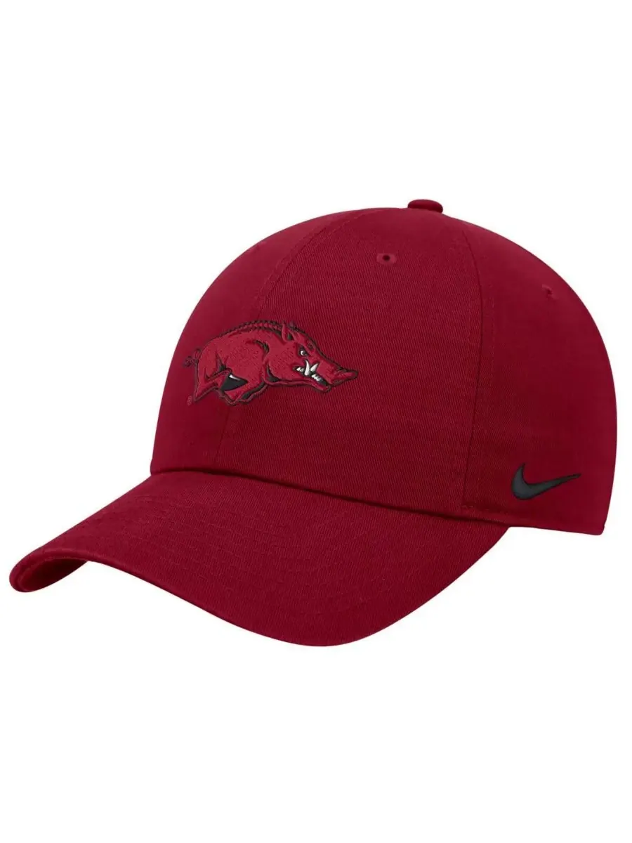 Мужская регулируемая кепка Cardinal Arkansas Razorbacks Club Nike
