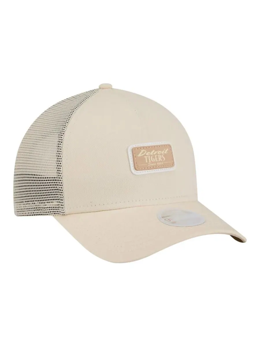 Кепка-тракер с козырьком Detroit Tigers Tonal Patch 9FORTY M-Crown A-Frame New Era — изображение 3 из 4, светлый бежевый
