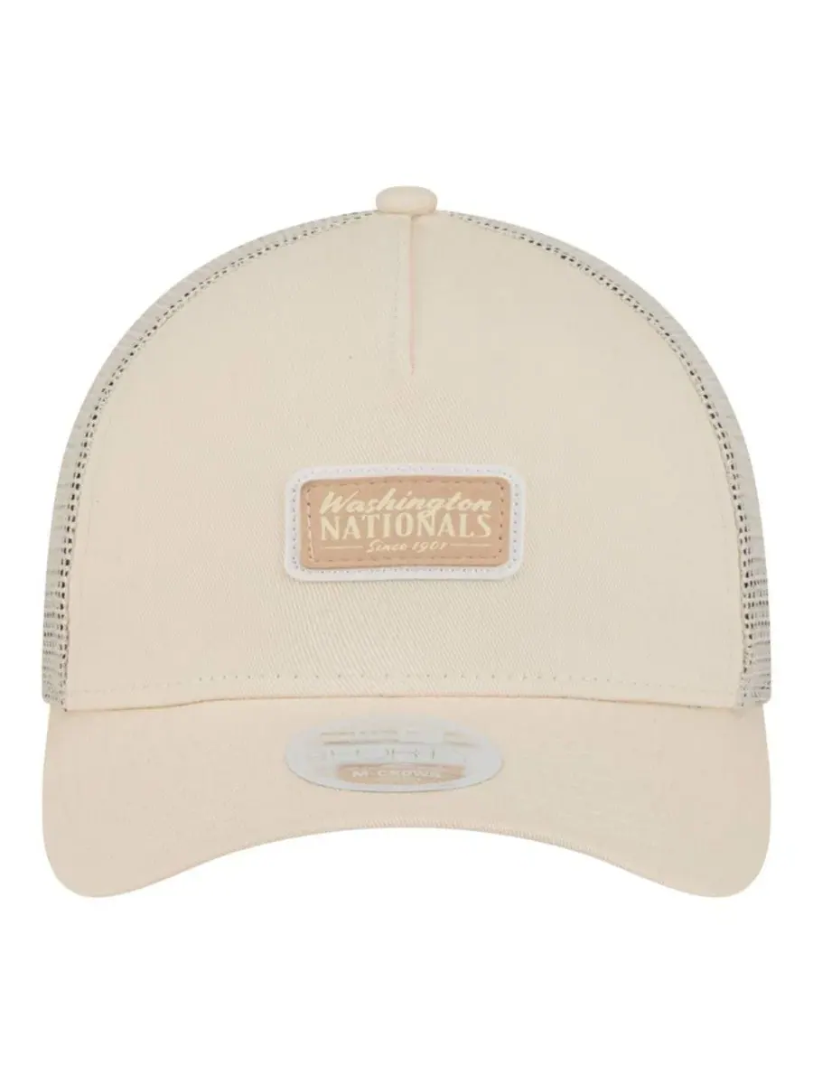 Бейсболка New Era Washington Nationals Tonal Patch 9FORTY M-Crown A-Frame Trucker — изображение 2 из 5, светлый бежевый