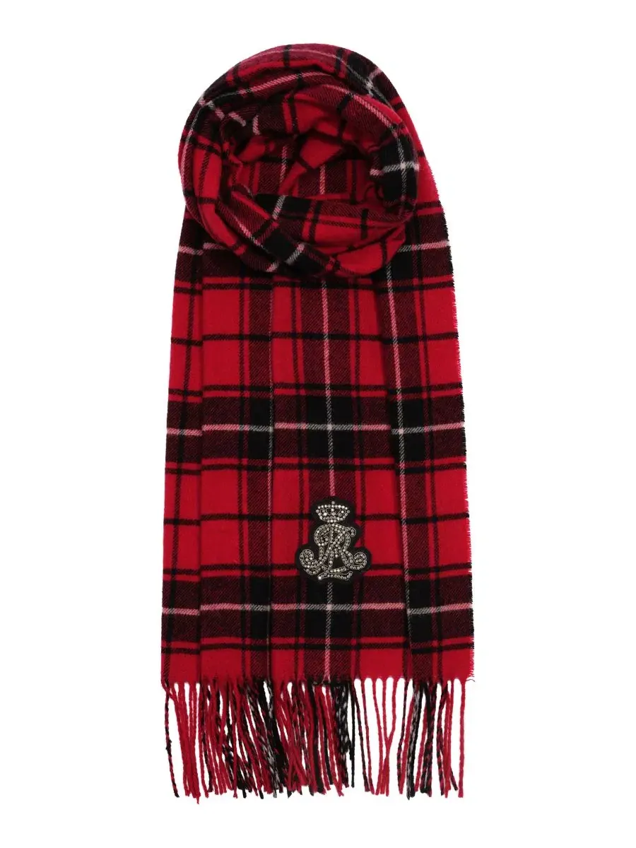 Шарф с пледовым принтом Blackwatch Plaid Scarf Lauren Ralph Lauren