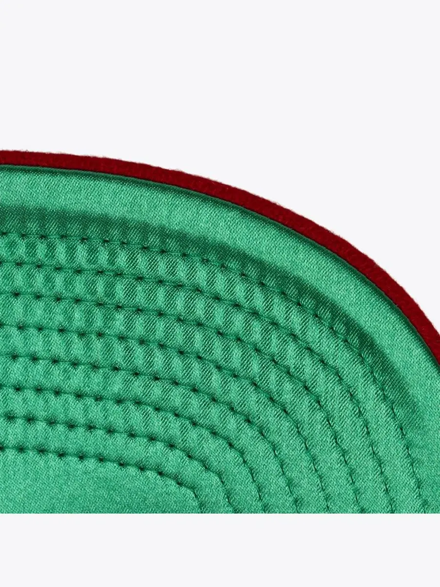 Кепка из шерсти с вышивкой Mitchell & Ness — изображение 3 из 3, красный